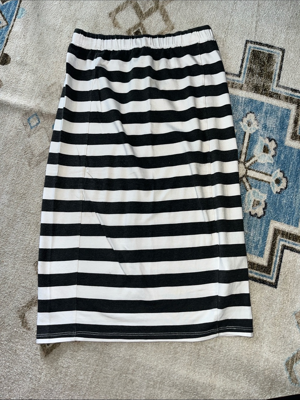 Zara striped bodycon pencil skirt